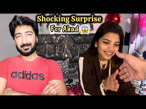 AHAD ROONA SHURU HOGYEA😭❤️! WALLU NY DIYEA BEST SUPRISE❤️!ahadnwallu❤️! 