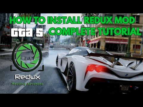 How to Install GTA 5 Redux v1.15 Mod | Massive Graphics & Gameplay Overhaul | RESHADE+ENB | TEXTURES