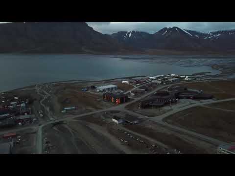 Longyearbyen facing Adventfjorden