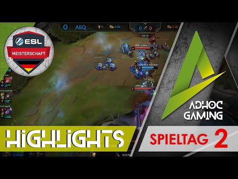 ad hoc Highlights | ESLM Spieltag 2 | AHG vs. AEQ