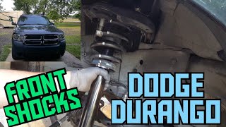 How to replace the front shocks struts on a Dodge Durango 2011-2020 best complete & detailed guide