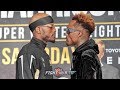 TONY HARRISON AND JERMELL CHARLO INTENSE FACE TO FACE 2 DAYS BEFORE REMATCH FIGHT