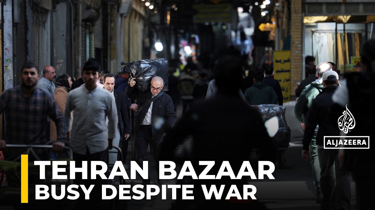 Tehran Bazaar busy ahead of Nowruz despite war fears and US-Israel air strikes