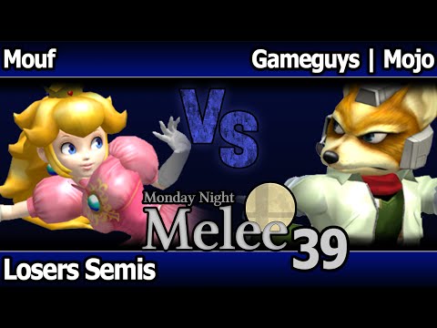 MNM 39 Melee - Mouf (Peach) vs Gameguys | Mojo (Fox) - Losers Semis