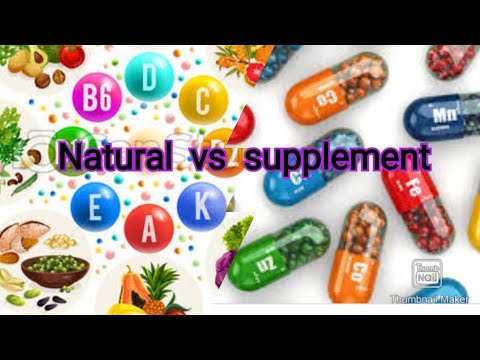 vitamins suppliments and natural resources which is best