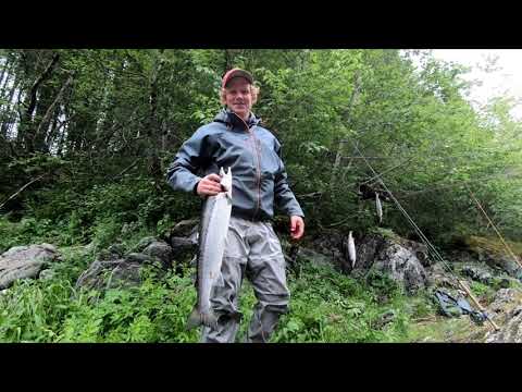 Staven Scandinavian Lodging. Laksefiske i Stordalselva, Åfjord, Norge. https://staven.net/