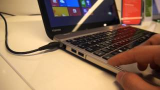 Video thumbnail for Toshiba Satellite P50-B Hands On by TechVideo
