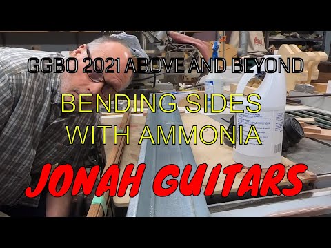 BENDING ES-335 SIDES WITH AMMONIA, GGBO 2021 ABOVE AND BEYOND, JONAH GUITARS