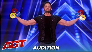 French Magician Does CRAZY Quick Sleight-of-Hand Magic on @America&#39;s Got Talent