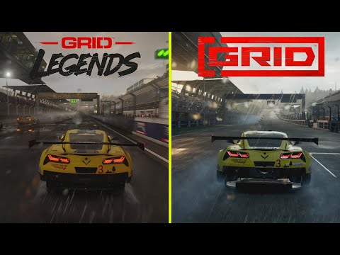 Grid Legends vs Grid 2019 PS5 Graphics Comparison - Red Bull Ring Rain Effect