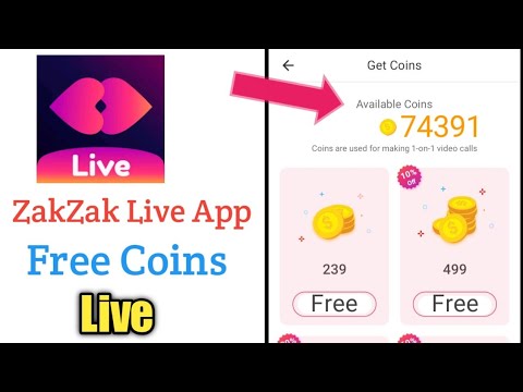 ZakZak Live App Free Coins - Zakzak Live App - ZakZak Live App Se Free Coins kaise Badaye - Zakzak