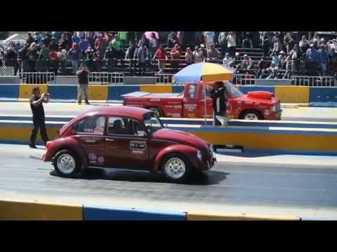Chevrolet S10 (14.226) vs VW Vocho (Beetle) (15.321). Arrancones Pegaso, febrero 8 2015