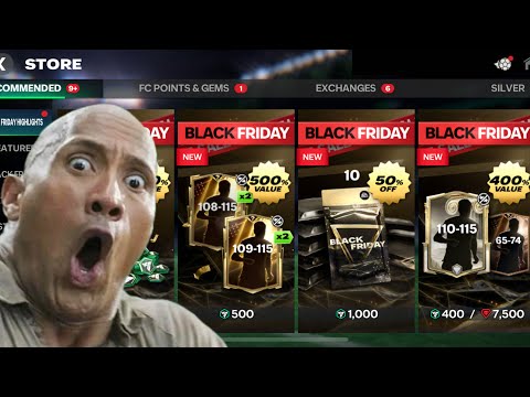OMG! My Luckiest Black Friday!  + Glorious Eras Funny Pack Opening #fcmobile