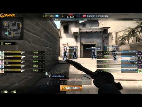 London Conspiracy vs. dAT Team | Halbfinale, Caseking of the Hill #8 | (de_mirage) Map 1