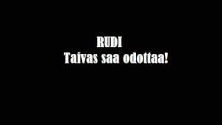 Music video thumbnail preview for Rudi - Taivas Saa Odottaa by Yö