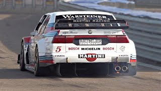 12.000rpm Alfa Romeo 155 DTM V6 Ti SCREAMING Engine Sound on Track *including onboard footage*
