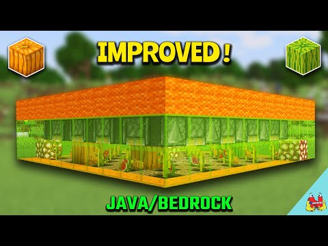 NaMiature - BEST Minecraft Melon + Pumpkin Farm (Java/Bedrock - 1.20/1.19)