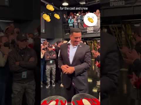 Raymond Reddington and Blacklist crew celebrates 200th episodes. #ytshorts #subscribe #blacklist