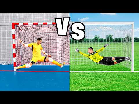 Portero Fútbol Sala vs Portero Fútbol 11