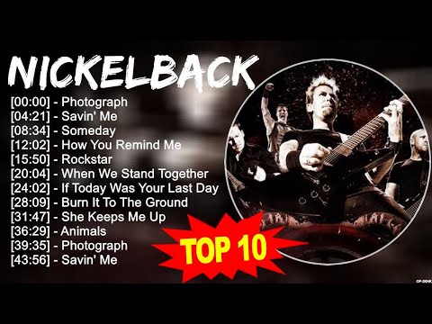 Nickelback 2023 MIX ~ Top 10 Best Songs ~ Greatest Hits ~ Full Album
