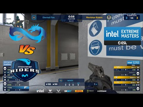 ETERNAL FİRE VS MOVİSTAR RİDERS - MAP 1 NUKE - IEM Fall 2021 Europe Closed Qualifier