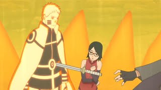 Naruto usa o Modo Kurama contra Shin - Naruto vs Shin | Boruto Dublado