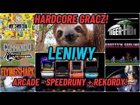 Borsuk Retro Gry TV: AUTOMATY ARCADE - Hardkorowy Gracz LENIWY SHOW! Speedruny, rekordy, sekrety!