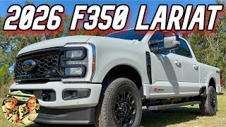 🔥2026 FORD F-350 LARIAT BLACK APPEARANCE FX4 | 6.7L HIGH OUTPUT DIESEL | LUXURY TRUCK REVIEW