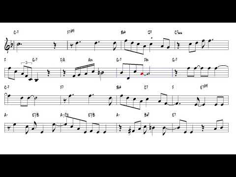 They Cant Take That Away From Me - George Gershwin - Tenor Sax