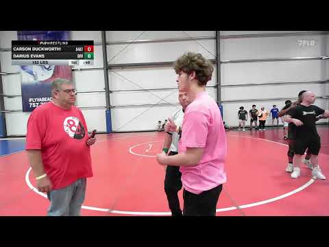 182 lbs Rr Rnd 3   Carson Duckworth!, 84 Athletes Red vs Darius Evans, Division 1 Potentially Danger