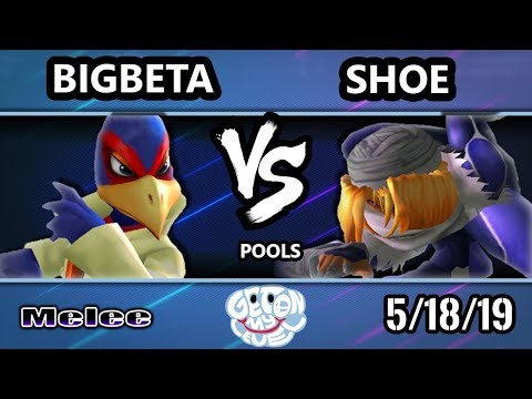GOML 2019 SSBM - BigBeta  (Falco) Vs. CuC | Shoe (Sheik) Smash Melee Tournament Pools