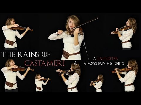 The Rains of Castamere and A Lannister Always Pays His Debts (Violins Cover) - Taylor Davis