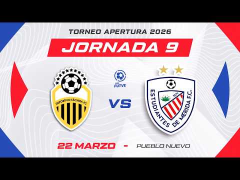 DEPORTIVO TÁCHIRA VS ESTUDIANTES DE MÉRIDA F.C  | TORNEO APERTURA   2026 ⚽️ |  EN VIVO ✅