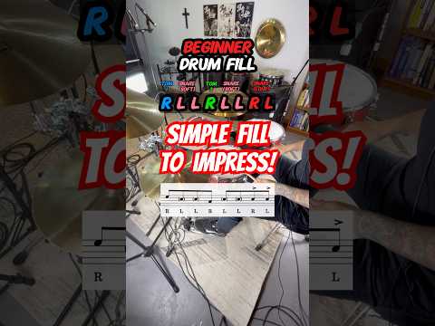 DRUM like a PRO: Beginner DRUM FILL Lesson🥁