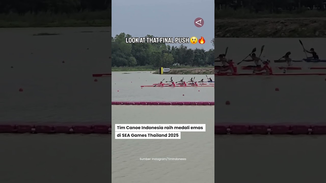 Tim Canoe Indonesia sukses mengamankan medali emas di SEA Games Thailand 2025