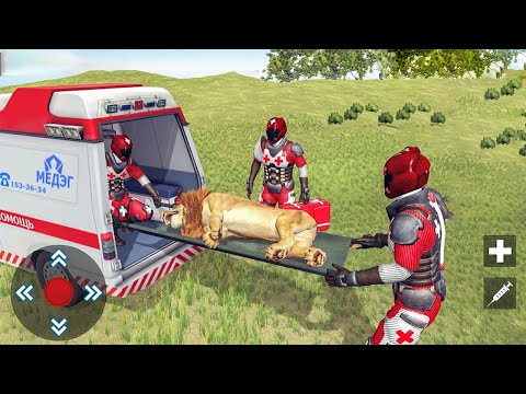 Hero Doctor Robot Animal Rescue Simulator #2 - Ambulance Driving Games - Android Gameplay