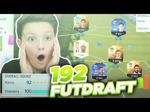 GOING FOR A 192 RATED DRAFT CHALLENGE! - FIFA 16 RECORD ATTEMPT!