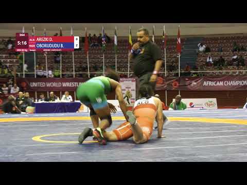 Round 1 WW - 68 kg: D. AREZKI (ALG) v. B. OBORUDUDU (NGR)