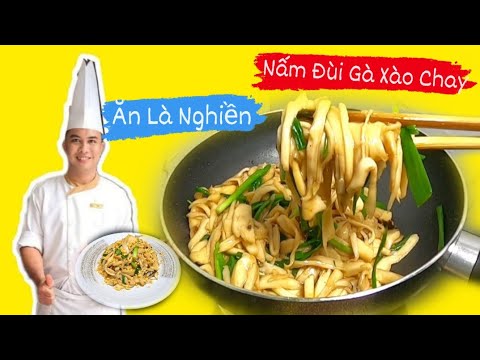 Nấm Đùi Gà Xào Tỏi Chay Dai Dai Giòn Giòn - Món Ngon Bổ Dưỡng Dể Làm