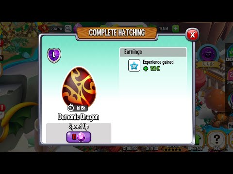 How To Breed Demonic Dragon || Dragon City