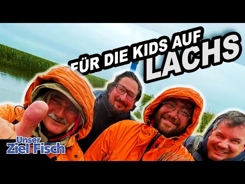 WE WANT SALMON - FISHING for CHILDREN'S CANCER AID - Our goal is fish - Jörg Ovens Fishing School