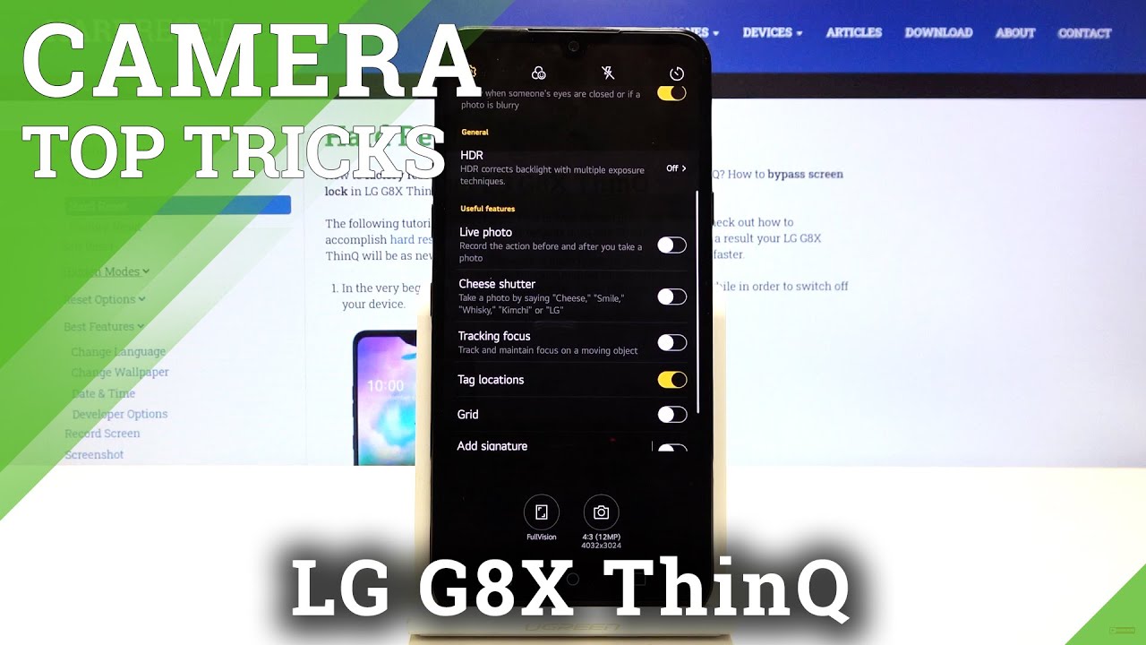 LG G8X ThinQ Camera Top Tricks