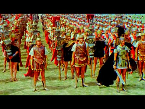 Dacii (1966) Roman's Attack Castle Fortress ~ Domitian's Dacian War ~ Battle Fight Scenes!
