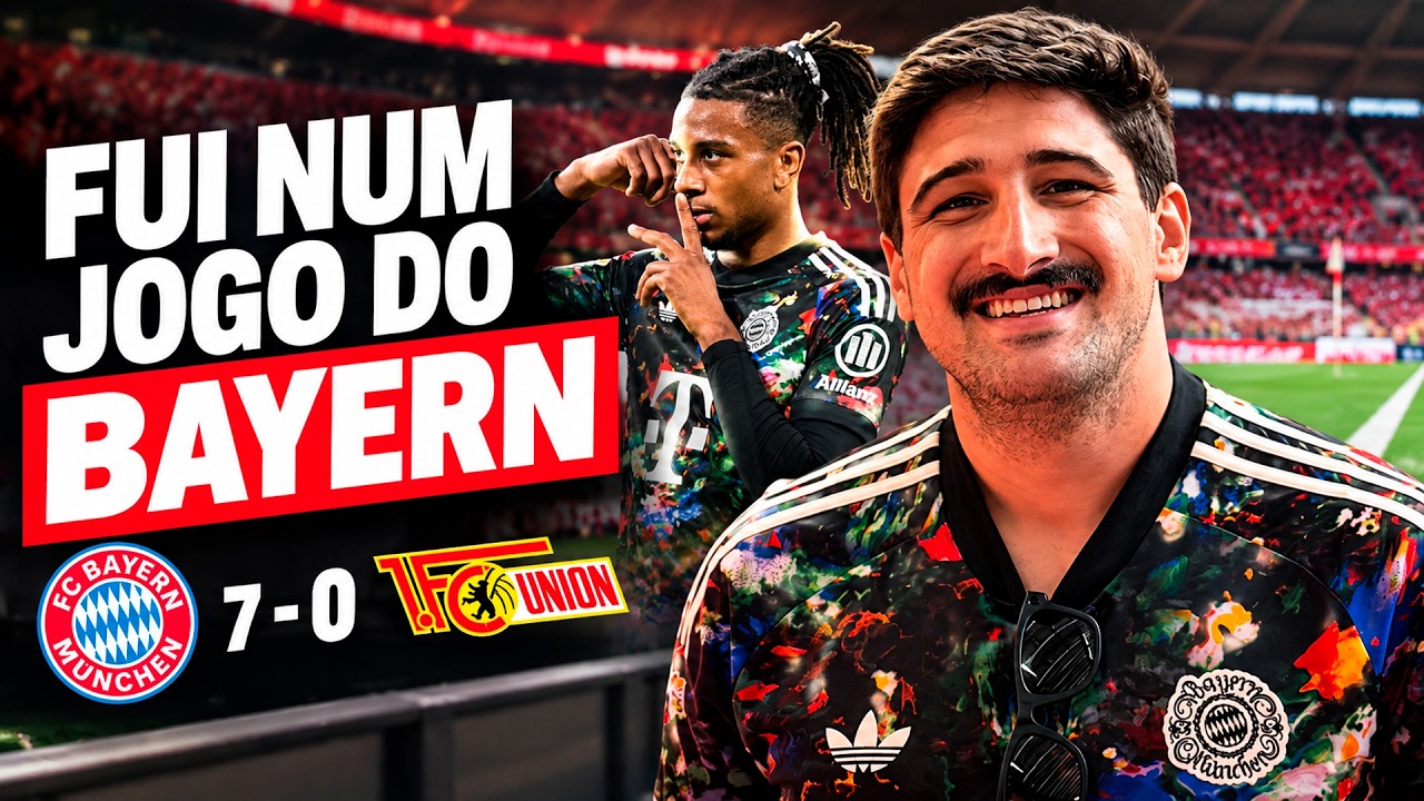 FUI NA ALLIANZ ARENA E VI O BAYERN FAZER 7 A 0