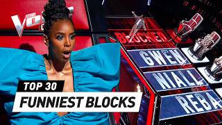 Download lagu ONE HOUR of the most HILARIOUS BLOCKS on The Voice mp3