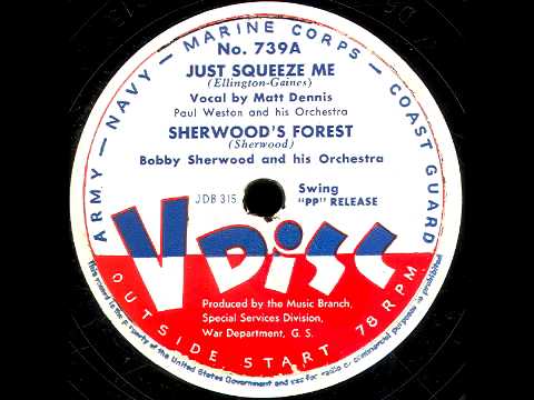 V-Disc 739 Matt Dennis, Paul Weston, Bobby Sherwood