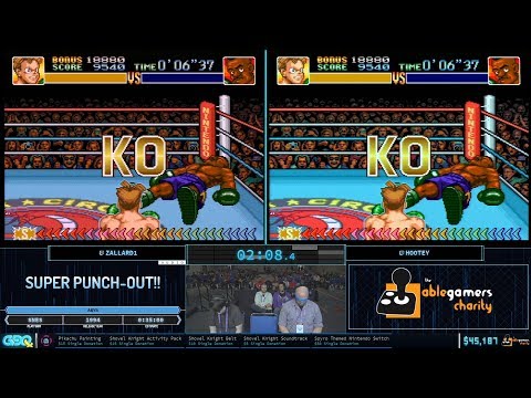 Super Punch-Out!! - Blindfolded Race w/ Hootey performed at GDQx 2019 [18:57]