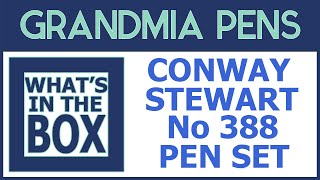 CONWAY STEWART 388 FOUNTAIN PEN AND PENCIL SET