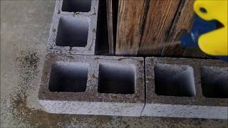 How to Build a Block Wall with Gorilla Glue... No Mortar Used