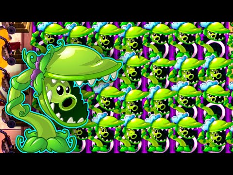 Plants vs Zombies 2 Mod : Snap Pea Max Level Power-Up! vs All Zombies  & Gargantuar Gameplay HD 2021
